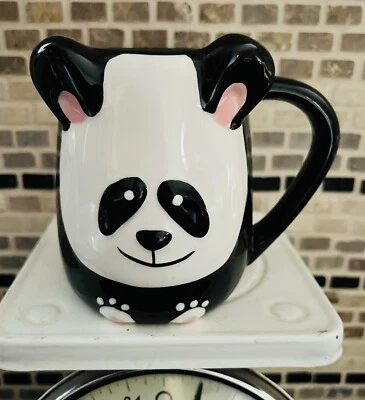 Linda taza de café oso panda taza de té animales 3D etiqueta apta para lavavajillas Foto 1 de 4