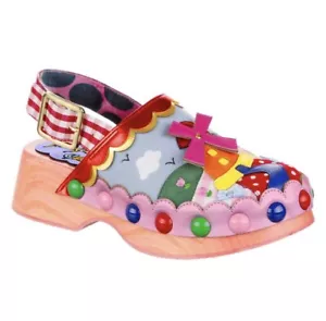 Irregular Choice Im Your Biggest Fan Zapatos Rojo Multi Reino Unido Talla 7 UE 40 #645 - Imagen 1 de 23
