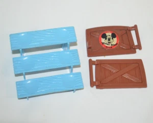Vintage Weebles Mickey Mouse Clubhouse Bleachers & Door Parts Hasbro Romper Room - Picture 1 of 6