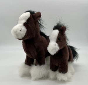 Webkinz Clydesdale Horse HM139 Lil’ Kinz HS139 - NO CODES - Plush Pets Only Ganz - Picture 1 of 4