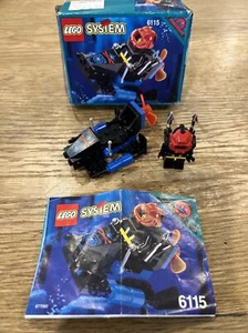 LEGO 6115 Aquazone Aquanauts Shark Scout 100% Complete With instructions And Box - Picture 1 of 16