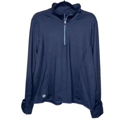 Lauren Ralph Lauren Women's Black 1/4 Zip Activewear Performance Jacket Size XXL - Image 1 of 4