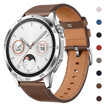 22mm 20mm For Huawei Watch GT 5/4 46mm WATCH 4Pro GT3 GT2 Pro 42mm Leather Strap
