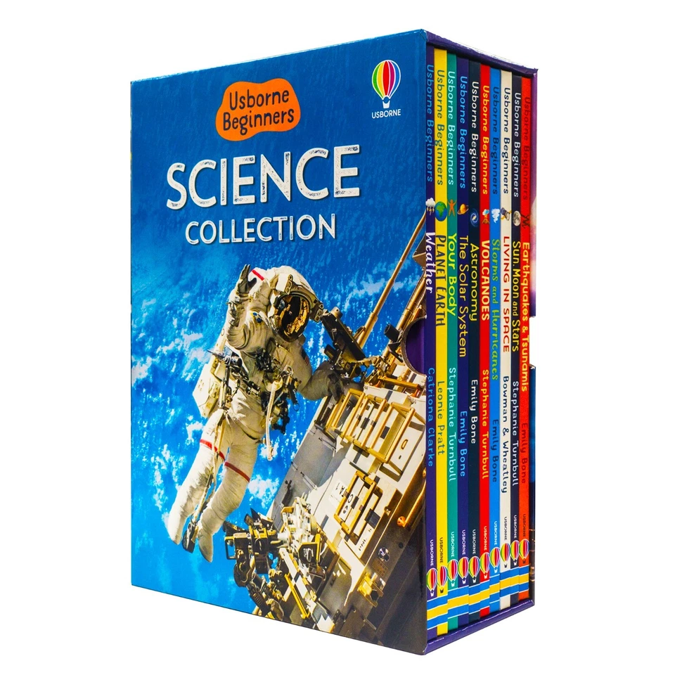 Usborne Beginners Science 10 Books Collection Box Set, Hardback NEW - Image 1 of 1
