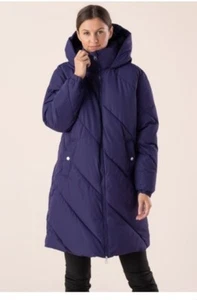 Vero Moda Elanordora Largo Acolchado Abrigo en Azul M = GB 10 (ccc281) - Imagen 1 de 4