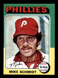 1975 Topps Mini Baseball #70 Mike Schmidt EX *d2