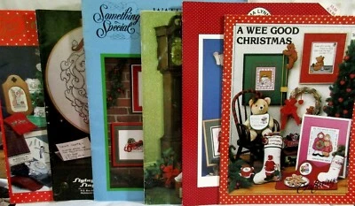 Lot of 6 Counted Cross Stitch Needlepoint Ideas & Patterns Ducks Christmas VTG - Image 1 of 4