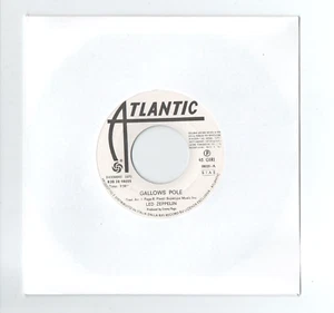7'' LED ZEPPELIN 45 rpm GALLOWS POLE Jukebox ITALY PROMO 1970 Atlantic RJB 98025 - Picture 1 of 1