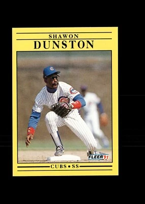 1991 Fleer - #420 Shawon Dunston - Image 1 of 2