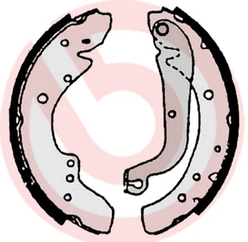 Brembo S 23 505 Brake Shoe Set for, Opel, Renault, Vauxhall - Image 1 of 2