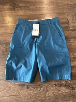 Nike Dri-FIT UV Men's 10.5" Golf Chino Shorts Size 28 Marina Blue DA4139-404 - Image 1 of 4