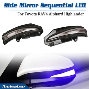 Luz de señal de giro dinámica secuencial de espejo lateral LED para Toyota 4Runner 2013-21 - Imagen 1 de 7