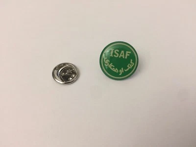 Bundeswehr Abzeichen Pin ISAF / Barettabzeichen / Mützenabzeicher / Stecker