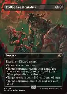 Collective Brutality #308 Borderless Rare MTG Innistrad Remastered NM Engl - Picture 1 of 1