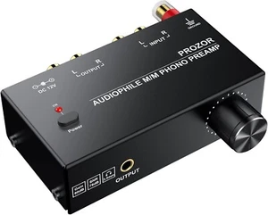 PROZOR Phono Preamp - Preamplifier with Volume Control Stereo M/M Turntable RCA - Picture 1 of 7