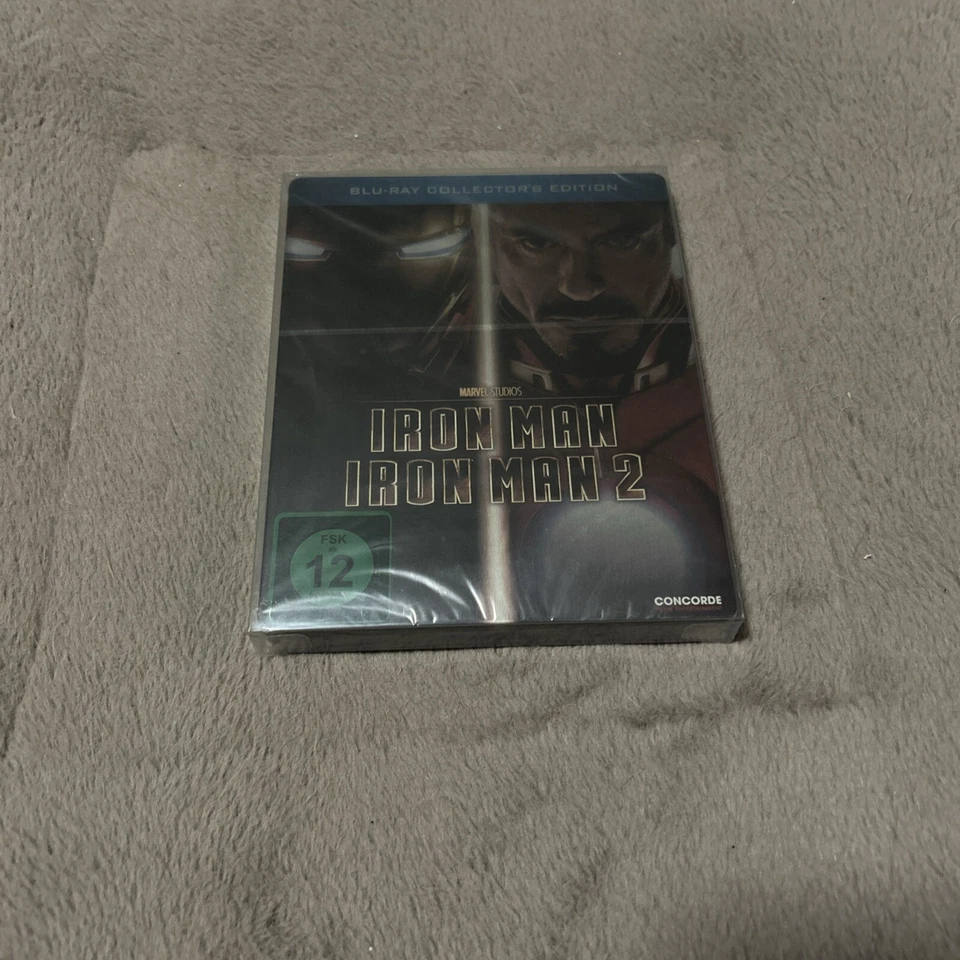 Iron Man + Iron Man 2 - Steelbook Collector´s Edition - Blu-ray NEU NEW & OVP - Bild 1 von 1