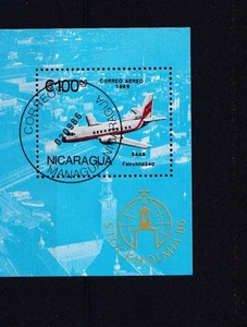 B77115 - Nicaragua 1986 - Vliegtuigen / Airplanes / Luftfahrzeuge - Imagen 1 de 1