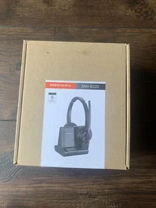 Plantronics W8220 Savi MS Stereo Wireless DECT Headset (207326-01) New - Picture 1 of 4