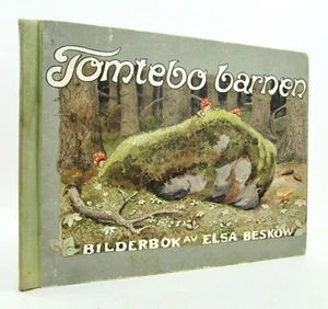 TOMTEBO BARNEN Elsa Beskow 1975 Children of the Forest in SWEDISH HB L1 - Imagen 1 de 6