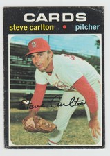 1971 Topps Baseball #55 Steve Carlton :  St. Louis Cardinals, Lower Grade