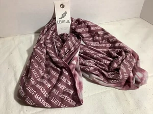 Women's MISSISSIPPI STATE UNIVERSITY SHEER INFINITY SCARF jewelry NCAA - Picture 1 of 1