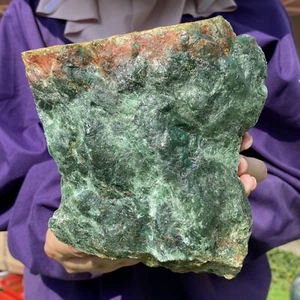 2.46LB Natural Emerald Quartz Rough Stone Crystal Gemstone Healing Energy - Bild 1 von 10