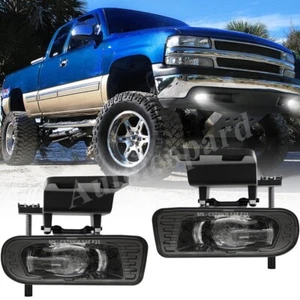 Pair Front Bumper LED Fog Lights Driving Fog Lamps For GMC Sierra 99-02 Yukon US - Picture 1 of 12