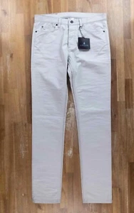 LANVIN Paris chalk white skinny 5-pocket jeans Size 32 48 authentic NWT - Picture 1 of 10