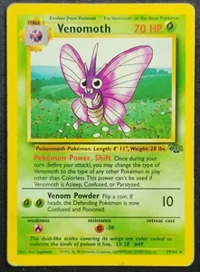 Venomoth 26/64 1999 Jungle Pokemon Card Vintage WOTC Rare - Picture 1 of 2