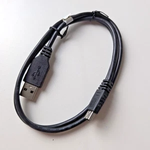 USB A to Mini‑B Cable 1m Data Charger Cord for Cameras GPS PS3 Devices - Bild 1 von 3