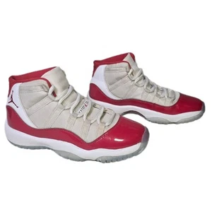 Air Jordan 11 Cherry Retro High GS Youth Size 5.5Y Red White Shoes 378038-116 - Picture 1 of 11