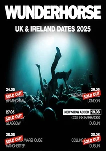 Wunderhorse UK & Ireland Tour 2025 A3 A4 Print Poster Unframed - Picture 1 of 1