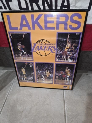 1988 Los Angeles LAKERS Starline Poster Magic Johnson Kareem VINTAGE NBA 16X20 - Image 1 of 4