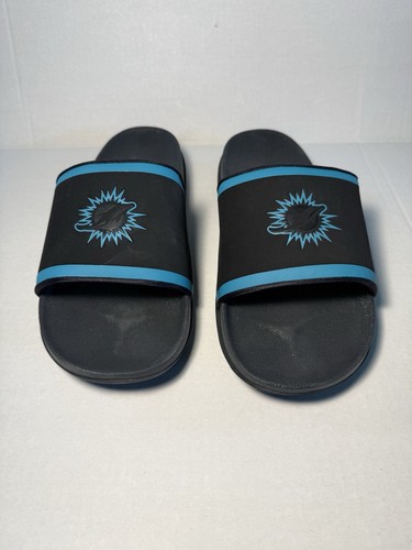 NIKE OFFCOURT SLIDE MIAMI DELFINI "SANDALI" NERO ACQUA TAGLIA 12. **NUOVO SENZA ETICHETTE**