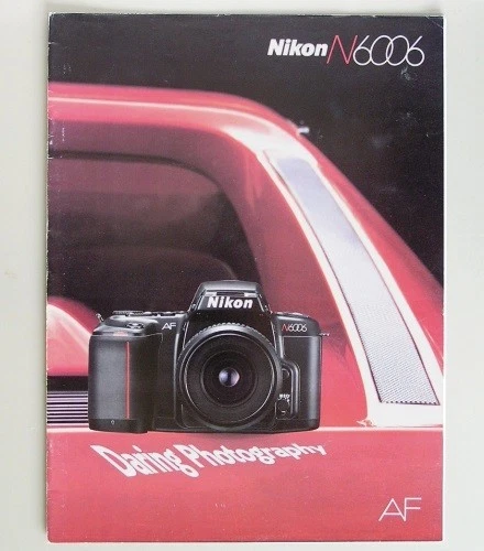 Folleto de ventas de cámara Nikon N6006 AF 1990 Foto 1 de 1