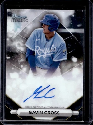 2023 Bowman Sterling Gavin Cross Prospect Auto #PA-GC Royals - Image 1 of 2