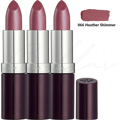 RIMMEL Lasting Finish Lipstick Smooth & Creamy - 066 Heather Shimmer *PACK OF 3* - Image 1 of 4