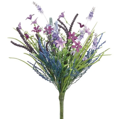 Allstate 14" Lavender and Fern Artificial Silk Floral Bouquet - Image 1 of 4