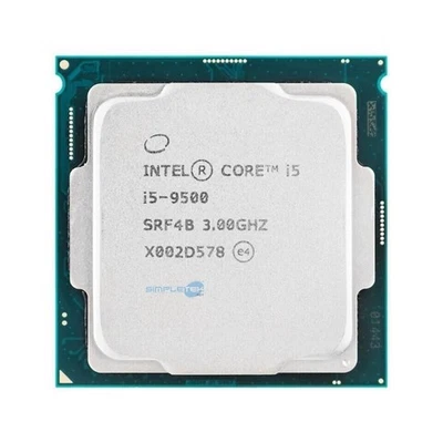 Intel Core I5 9500 LGA1151 LGA 1151 V2 SRF4B CPU Processor Socket 4,40GHZ Max - Image 1 of 4
