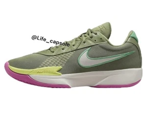 Size 9.5 Nike G.T. Cut Academy Oil Green Low Top Basketball Shoes FB2599-300 Men - Picture 1 of 7