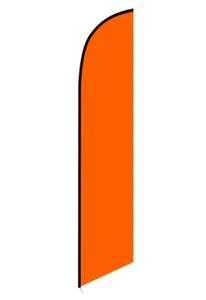 Super Novo Feather Flagge Solid Orange NSFB-5159A 12ft (nur Flagge) - Bild 1 von 3