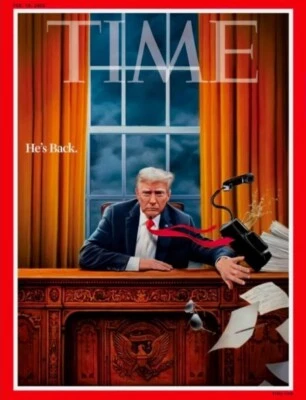Time Magazine - President Trump Inauguration - He's Back - Brand New