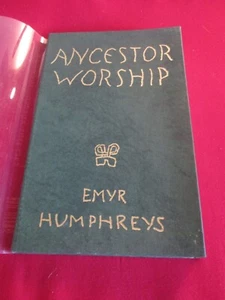ANCESTOR WORSHIP: A CYCLE OF EIGHTEEN POEMS BY EMYR HUMPHREYS 1970 FIRST HB - Imagen 1 de 4