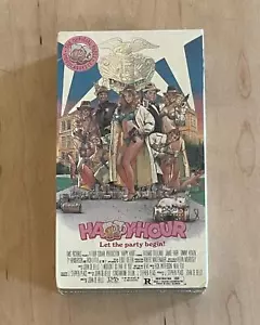 HAPPY HOUR (1986) Sealed VHS IVE Tawny Kitaen Devo Sex Comedy Beer Party Spoof - Picture 1 of 6