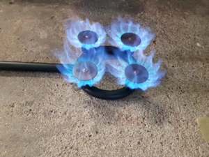 Ring.-Lanzenbrenner 32 kW Hockerkocher Brauere Imkerei Kocher Feldküche Kessel - Bild 1 von 6