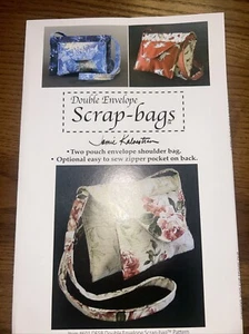 Double Envelope Scrap-Bags Purse Sewing Pattern by Jamie Kalvestran #601 DESB - Picture 1 of 4