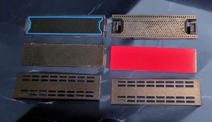 Lotto di 6 vuoti vari 5,25" copri lunetta custodia anteriore - Foto 1 di 2