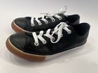 Converse Chuck Taylor All Star Leather Shoes Sneakers Black/White Youth Jr 2.5