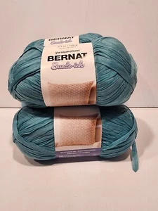 Yarnspirations Bernat Suede-ish Türkis Garnpaket 4 Knäuel - Bild 1 von 3