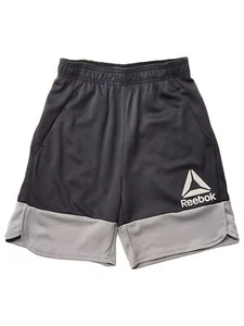 Reebok Boys Two-Toned Gray Breathable Athletic Basketball Shorts XS 4-5 - Picture 1 of 1